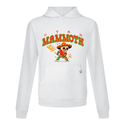Utah Mammoth Levelwear DOTD Sugar Skull Player Relay Hooded T-Shirt - White
