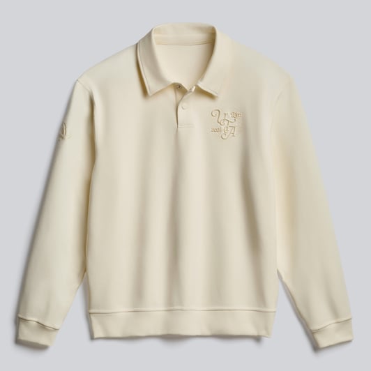 Utah Mammoth lululemon Smooth Double-Knit Long-Sleeve Polo - Coconut Ivory