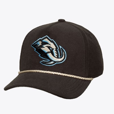 Utah Mammoth Mitchell & Ness Heritage Hues Pro Crown Snapback Hat - Charcoal