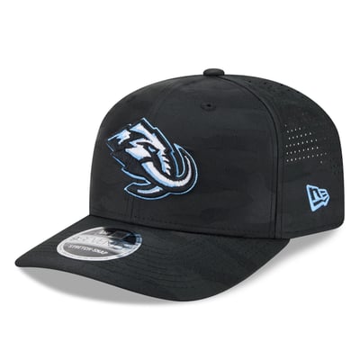 Utah Mammoth New Era Camo 9SEVENTY Perforated Adjustable Hat - Black
