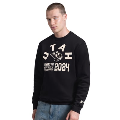 Utah Mammoth Starter Post Game Sweatshirt - Black