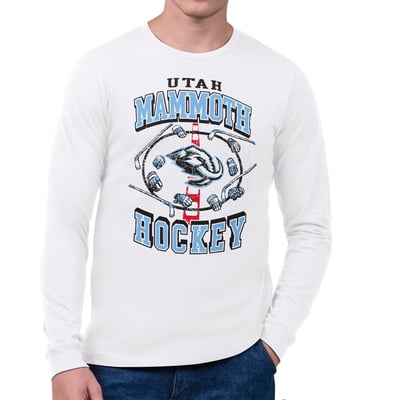 Utah Mammoth Starter Tilly Long-Sleeve T-Shirt - White
