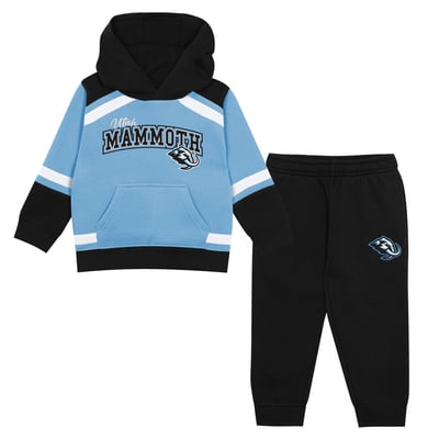 Utah Mammoth Outerstuff Preschool Ice Explorer Hoodie & Pants Set - Light Blue/Black