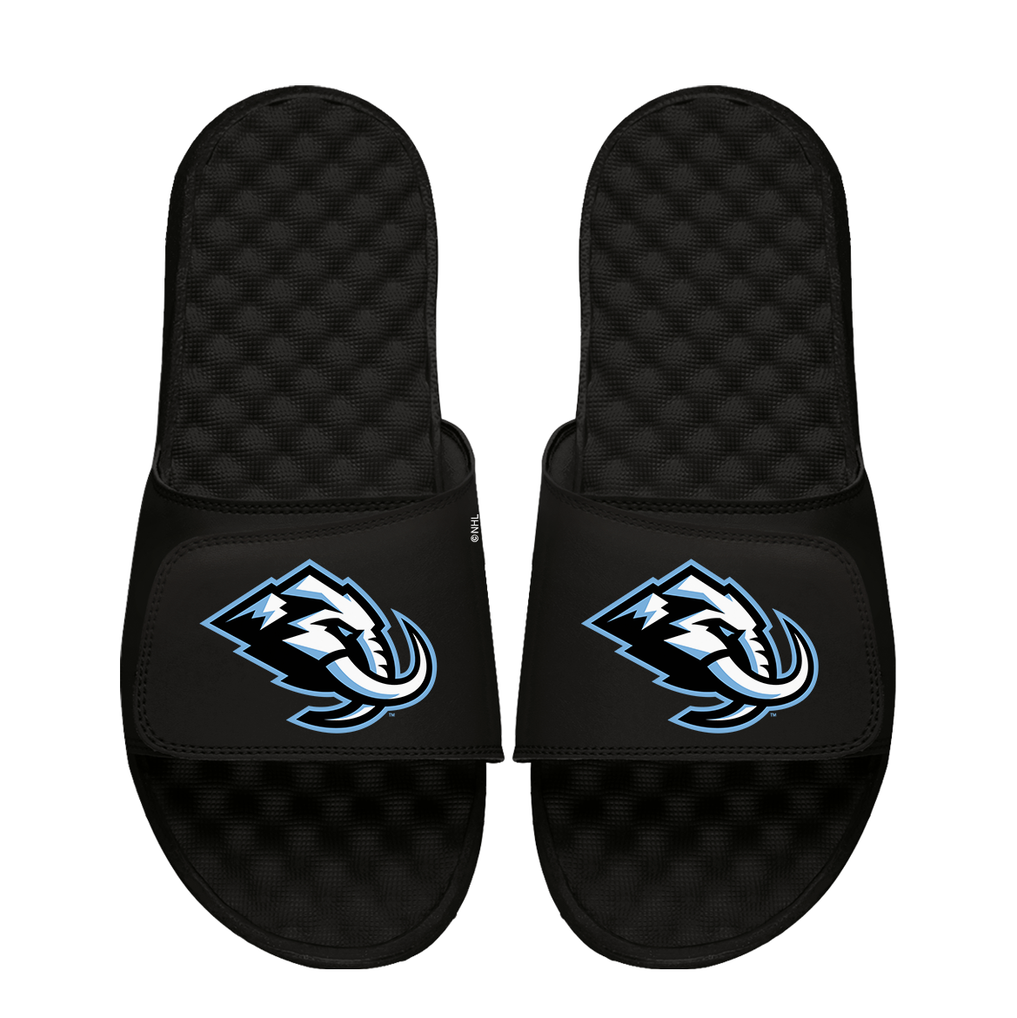 Utah Mammoth ISlide Unisex Primary Logo Slide Sandals - Black