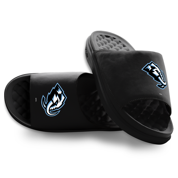 Denver Mammoth Unisex Black Slide Sandals Unisex ISlide Black Utah Mammoth Primary Motive Slide  main image 2