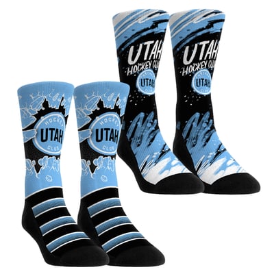  Utah Mammoth Rock Em Unisex Ice Breaker Two-Pack Crew Socks Set - Blue