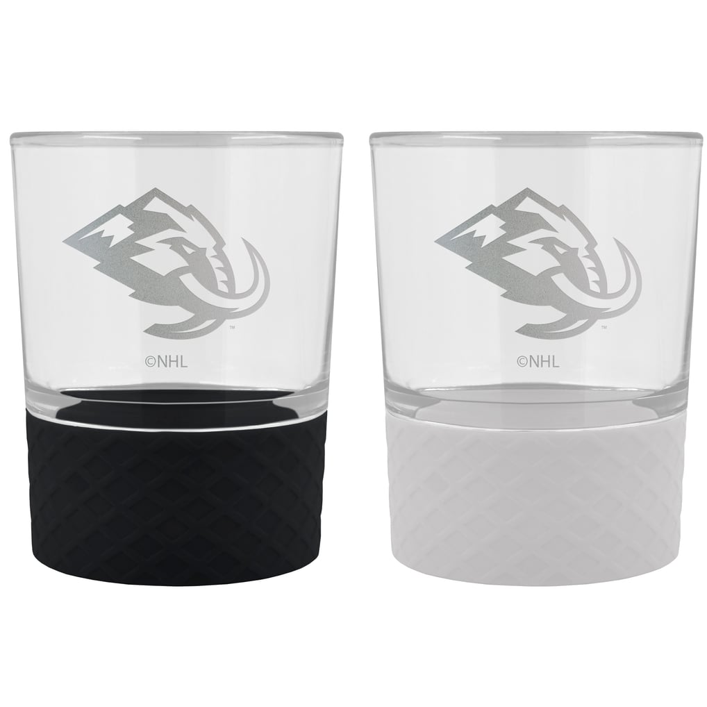 Utah Mammoth Two-Piece 12oz. Commissioner Rocks Glass Set