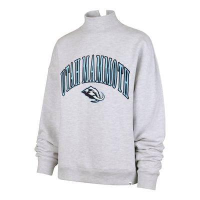 Utah Mammoth '47 Women's Vantage Mock Neck Fleece Sweatshirt - Gray