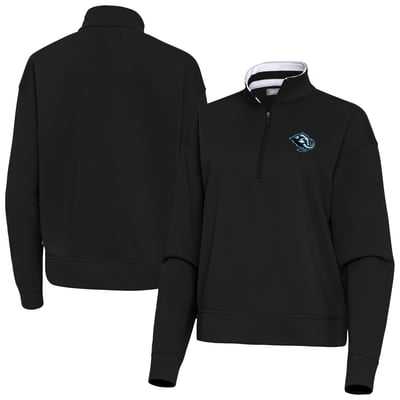Utah Mammoth Antigua Women's Goddess Half-Zip Pullover - Black