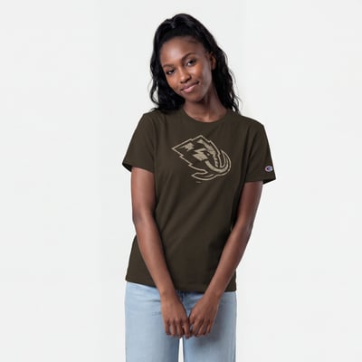 Utah Mammoth Champion Women's Fall Vibes T-Shirt - Brown