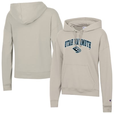 Utah Mammoth Champion Women's  Arch Logo Hoodie - Oatmeal