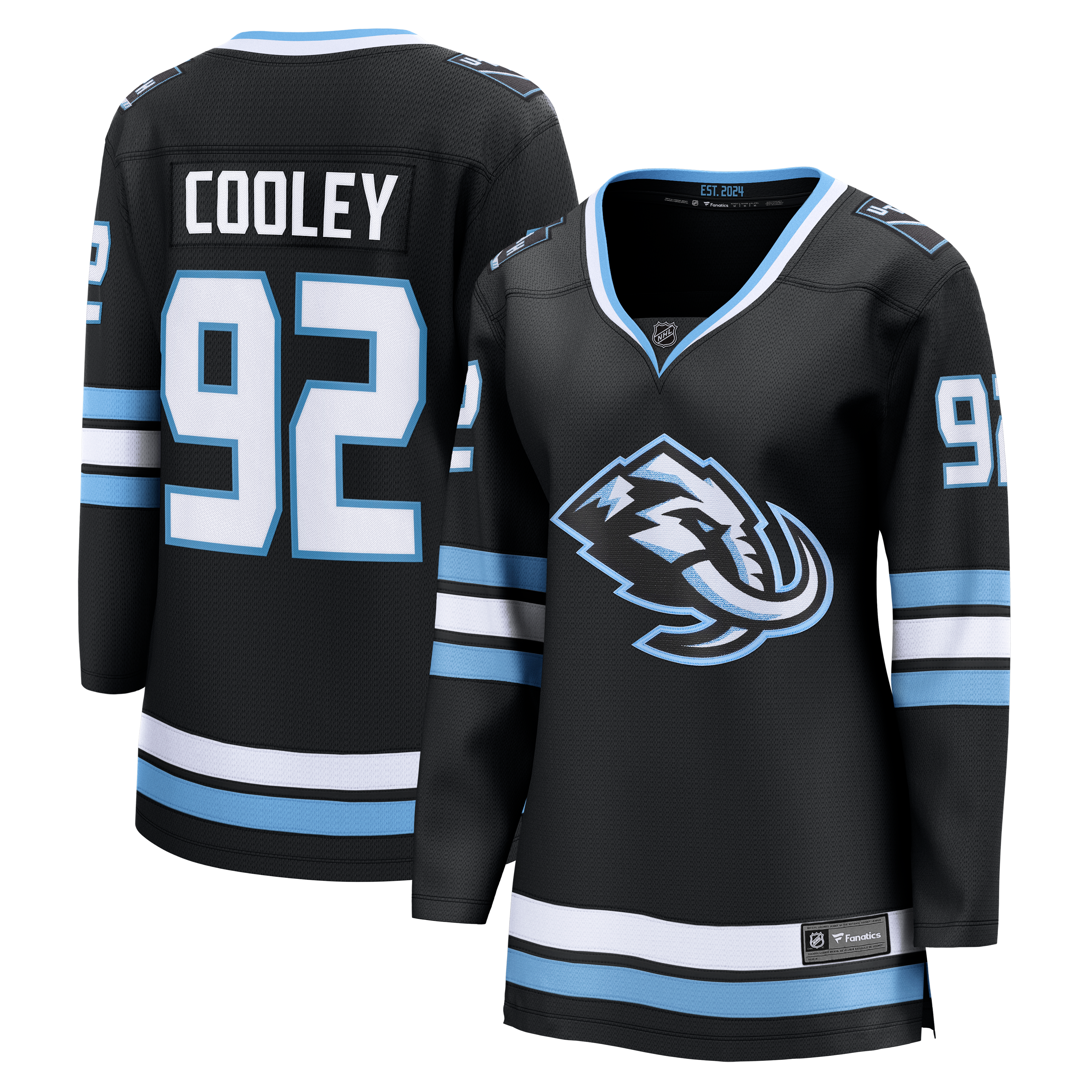 Logan Cooley Utah Mammoth Women's Home Breakaway Jersey Black