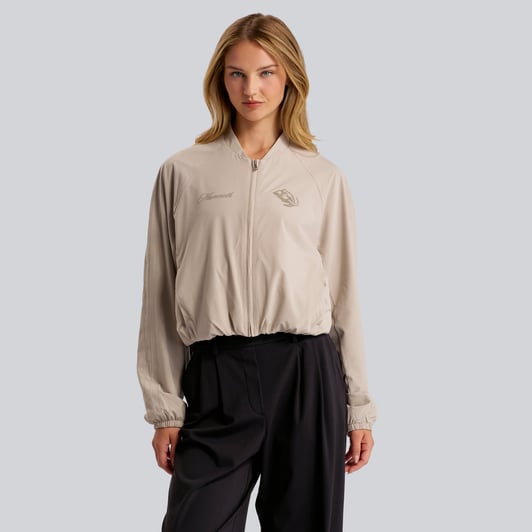 Utah Mammoth lululemon Women's Breezily Bomber Jacket - Downtown Tan
