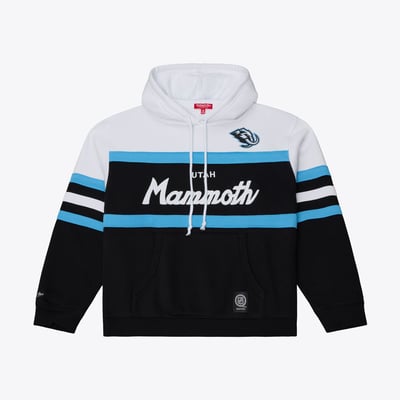  Utah Mammoth Mitchell & Ness Women's Head Coach Hoodie - White/Black