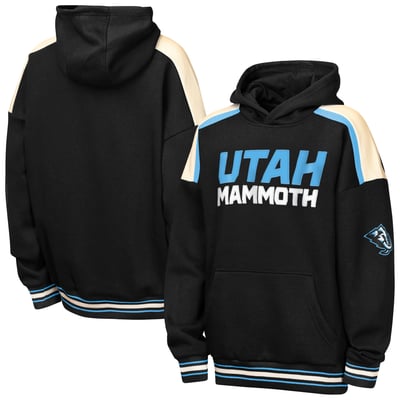  Utah Mammoth Outerstuff Youth Camaraderie Oversized Fleece Hoodie - Black