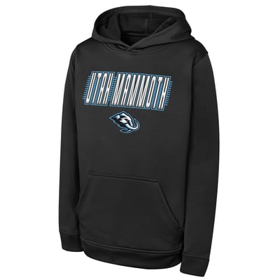 Utah Mammoth Outerstuff Youth Sack Party Performance Hoodie - Black