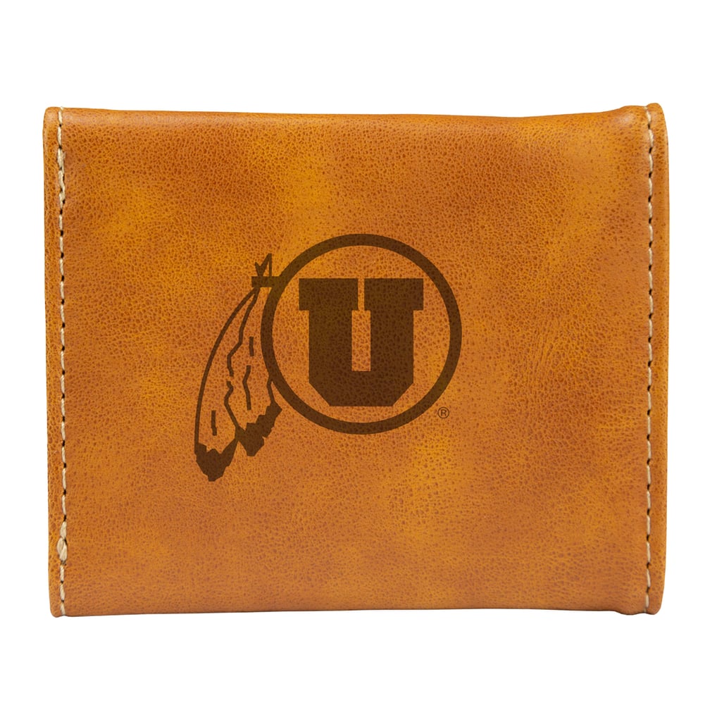Utah Utes Trifold Wallet - Brown