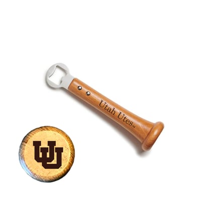 Utah Utes Jardine Baseball BBQ Pickoff Bottle Opener