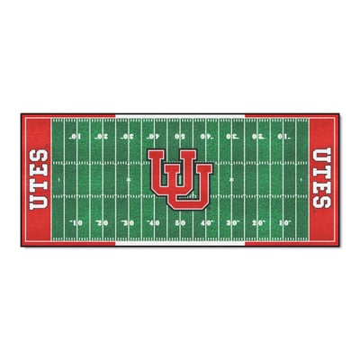 Utah Utes Logo Brands 30" x 72" Football Field Runner