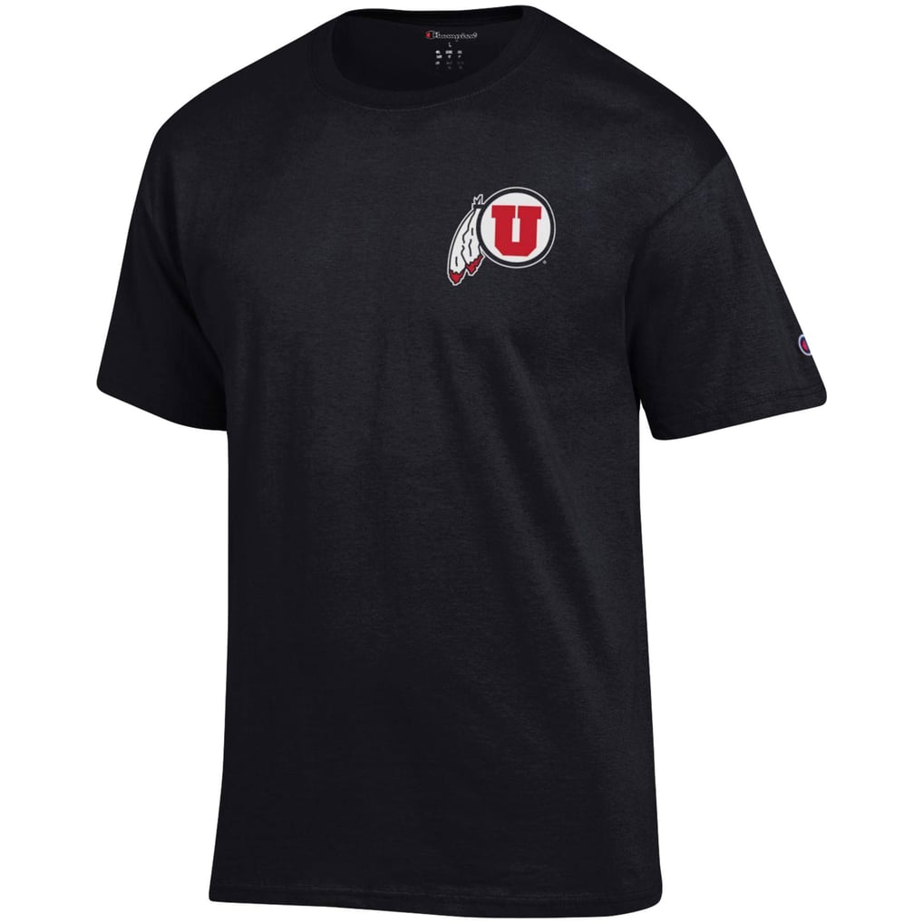 Utah Utes Champion Stack 2-Hit T-Shirt - Black