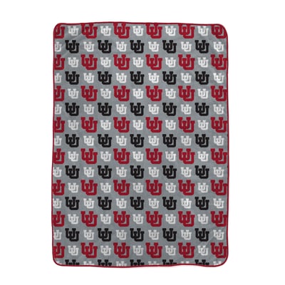 Utah Utes Pegasus Logo Roll Oversized 66" x 95" Ultra Cozy Blanket