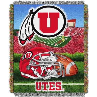 Utah Utes The Northwest Company 48'' x 60'' Home Advantage Woven Throw