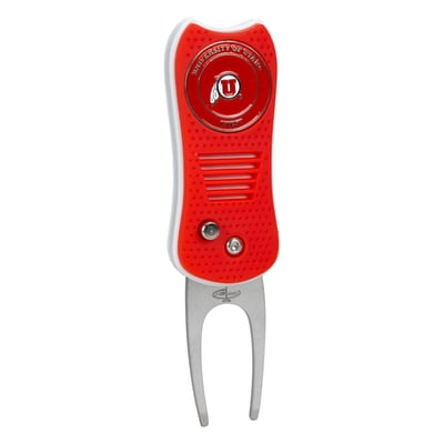 Utah Utes Switchblade Divot Tool With Magnetic Ball Marker