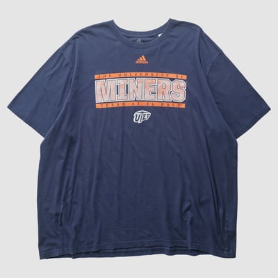 UTEP Miners Adidas 2010s T-shirt - Navy - 5XL by Fanatics Real Vintage