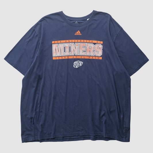 UTEP Miners Adidas 2010s T-shirt - Navy - 5XL by Fanatics Real Vintage