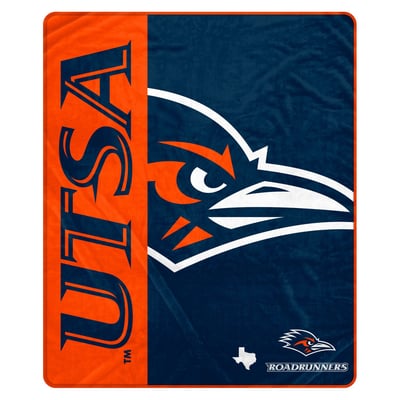 UTSA Roadrunners Pegasus Endzone Oversized 60" x 80" Ultra Soft Throw Blanket
