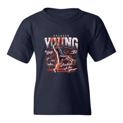 Brandon Young Jr. UTSA Roadrunners Youth Catch of the Year Graphic T-Shirt - Navy