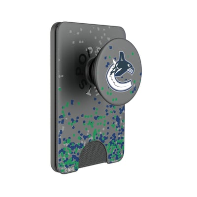 Vancouver Canucks Keyscaper Confetti PopSockets Magnetic Wallet