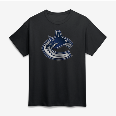 Vancouver Canucks Big & Tall Forged Mascot T-Shirt - Black