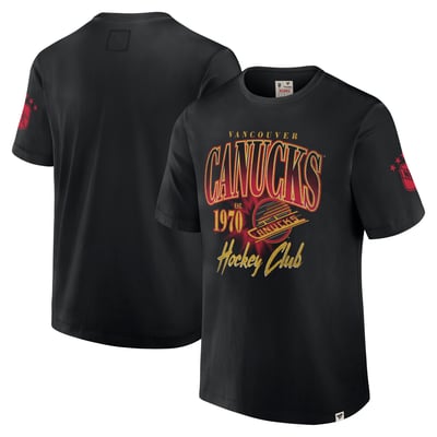  Vancouver Canucks Fanatics Decades Collection Made To Last T-Shirt - Black