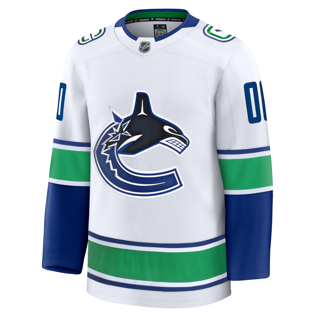 Vancouver Canucks 50th Anniversary Patch – Blue & Green Logo, Sew-On, 4x4 Inches, NHL