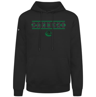 Vancouver Canucks Levelwear Night Burst Podium Hoodie - Black