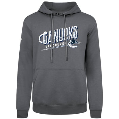  Vancouver Canucks Levelwear Podium Longtimer Hoodie - Gray