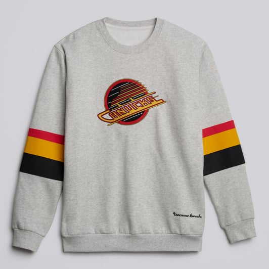 Vancouver Canucks lululemon Steady State Crew Sweatshirt - Heathered Core Ultra Light Grey
