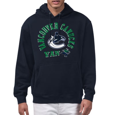 Vancouver Canucks Starter All-Around Fan Hoodie - Navy