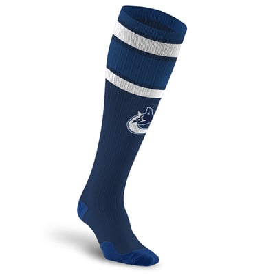 Vancouver Canucks PRO Compression Unisex  Classic Stripe Over-the-Calf Compression Socks