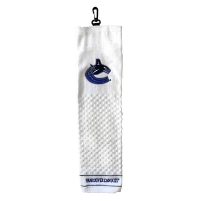 Vancouver Canucks 16" X 22" Tri-Fold Embroidered Scrubber Golf Towel