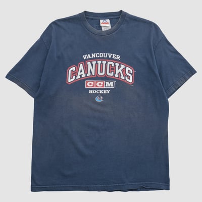 Vancouver Canucks Alstyle 2000s T-shirt - Navy - L by Fanatics Real Vintage
