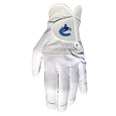 Vancouver Canucks Cool Mesh Cabretta Leather Golf Glove