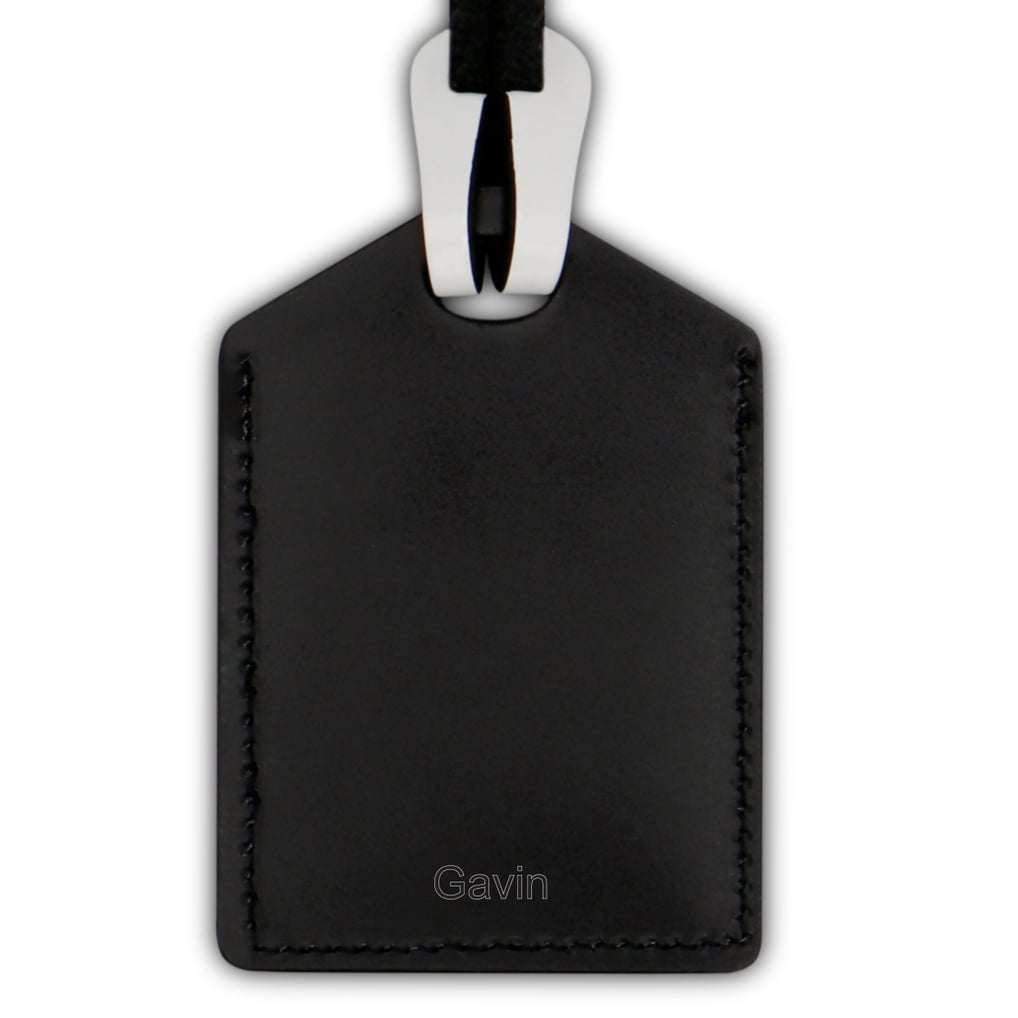 Vancouver Canucks Personalized Leather Luggage Tag