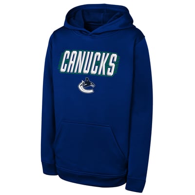 Vancouver Canucks Outerstuff Youth Sack Party Performance Hoodie - Blue
