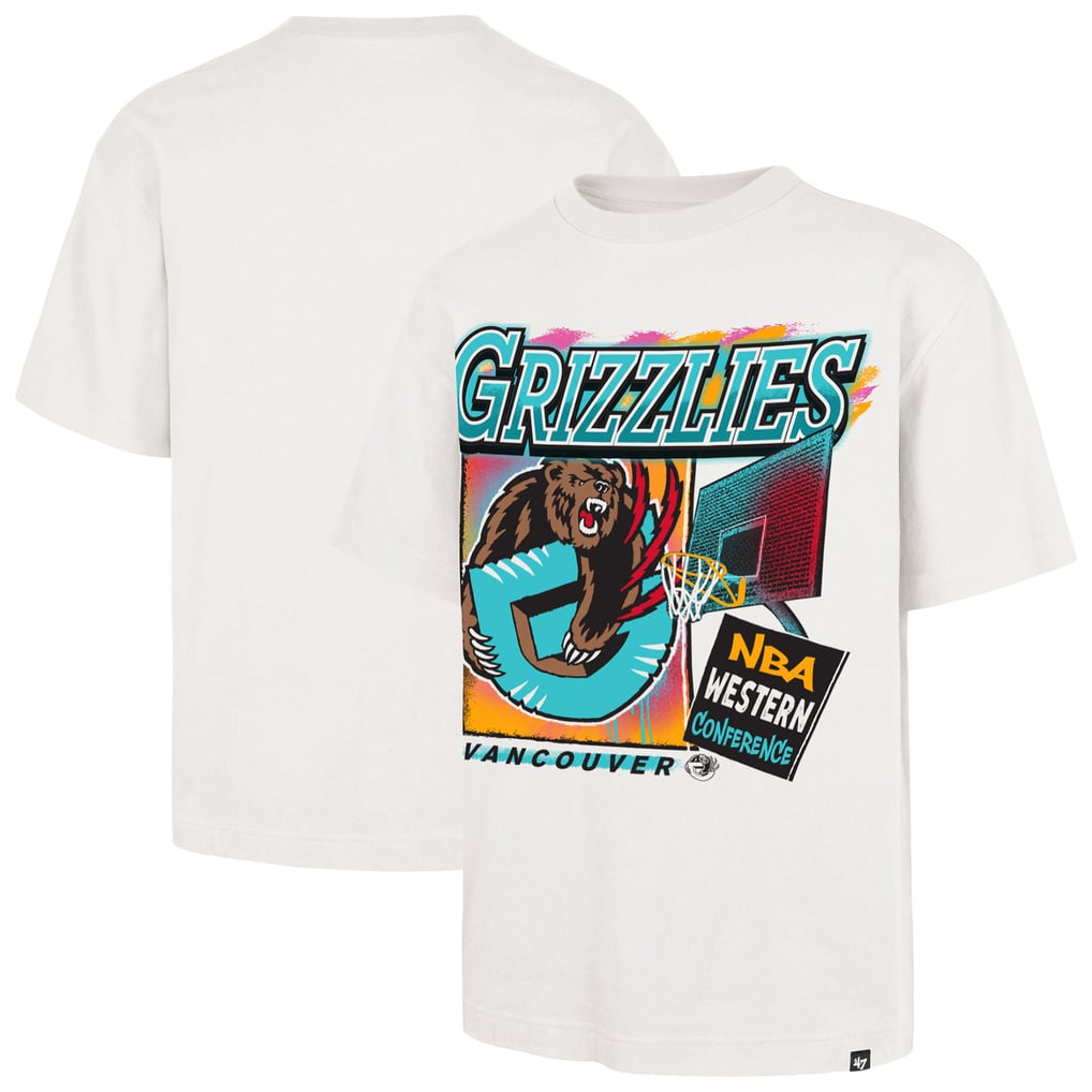 Color Codes For Days Vancouver Grizzlies '47 City Paint Reed Foundation T-Shirt - Cream