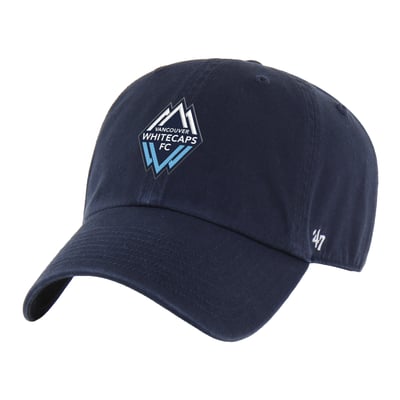  Vancouver Whitecaps FC '47 Clean-Up Adjustable Hat - Navy