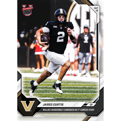Jared Curtis - 2026-27 Bowman U NOW® Football - Card 12 - LOOK FOR RELICS