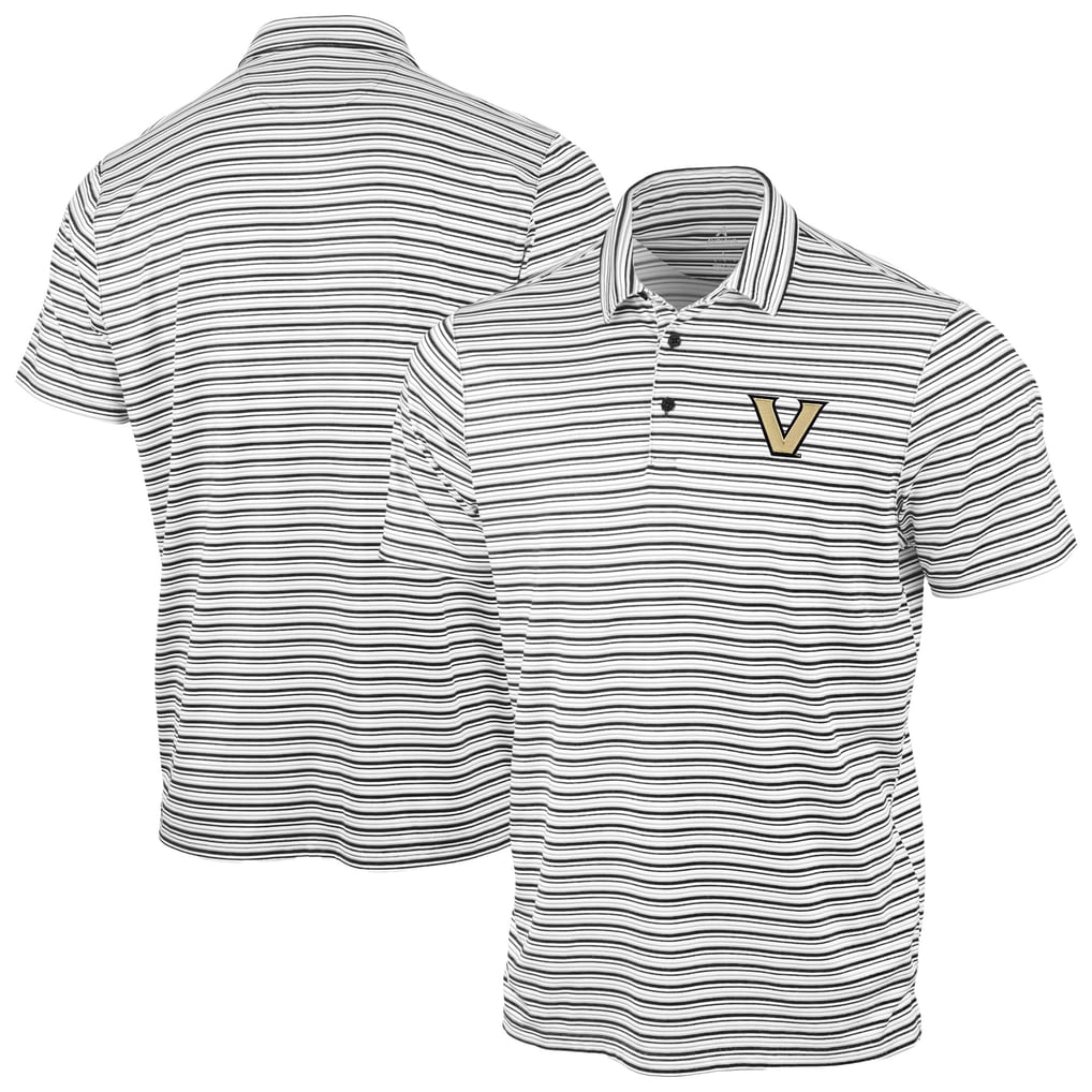 Vanderbilt Commodores Antigua Space Stripe Polo - Black