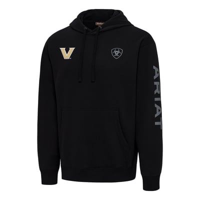  Vanderbilt Commodores Ariat Logo Hoodie - Black